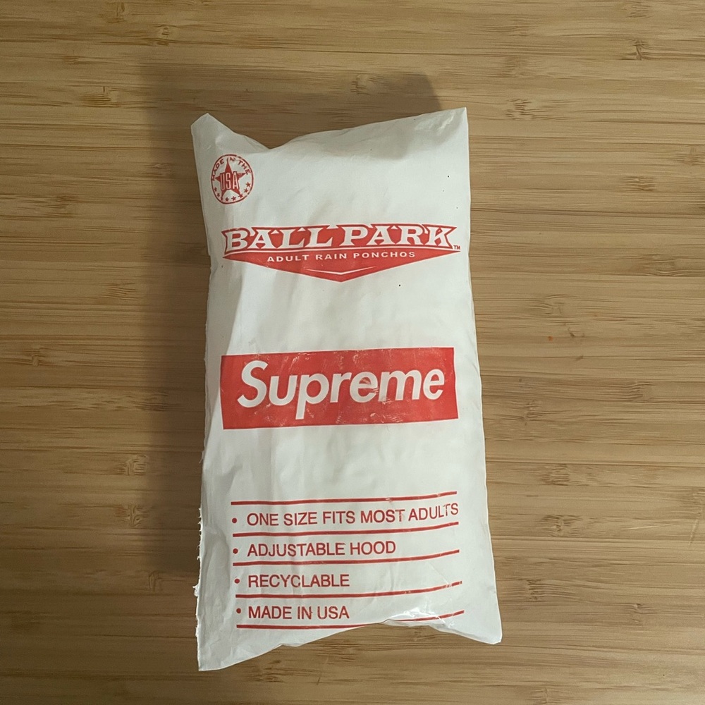 Supreme Ballpark Rain Poncho